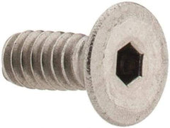 Value Collection - #6-32 UNC Hex Socket Drive, 82° Flat Screw - Grade 18-8 Stainless Steel, 3/8" OAL - Eagle Tool & Supply