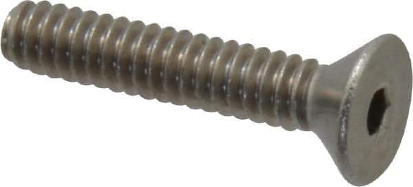 Value Collection - #6-32 UNC Hex Socket Drive, 82° Flat Screw - Grade 18-8 Stainless Steel, 3/4" OAL - Eagle Tool & Supply