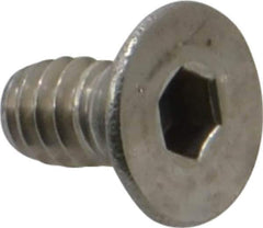 Value Collection - #10-24 UNC Hex Socket Drive, 82° Flat Screw - Grade 18-8 Stainless Steel, 3/8" OAL - Eagle Tool & Supply