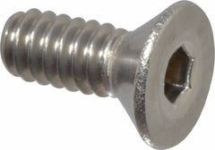 Value Collection - #10-24 UNC Hex Socket Drive, 82° Flat Screw - Grade 18-8 Stainless Steel, 1/2" OAL - Eagle Tool & Supply
