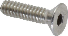 Value Collection - #10-24 UNC Hex Socket Drive, 82° Flat Screw - Grade 18-8 Stainless Steel, 3/4" OAL - Eagle Tool & Supply