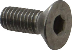 Value Collection - #10-32 UNF Hex Socket Drive, 82° Flat Screw - Grade 18-8 Stainless Steel, 1/2" OAL - Eagle Tool & Supply