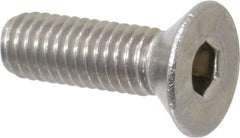 Value Collection - #10-32 UNF Hex Socket Drive, 82° Flat Screw - Grade 18-8 Stainless Steel, 5/8" OAL - Eagle Tool & Supply