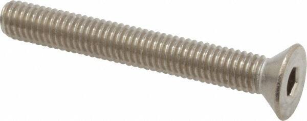 Value Collection - #10-32 UNF Hex Socket Drive, 82° Flat Screw - Grade 18-8 Stainless Steel, 1-1/2" OAL - Eagle Tool & Supply