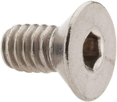 Value Collection - 1/4-20 UNC Hex Socket Drive, 82° Flat Screw - Grade 18-8 Stainless Steel, 1/2" OAL - Eagle Tool & Supply