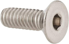 Value Collection - 1/4-20 UNC Hex Socket Drive, 82° Flat Screw - Grade 18-8 Stainless Steel, 3/4" OAL - Eagle Tool & Supply