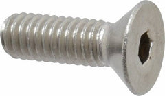 Value Collection - 5/16-18 UNC Hex Socket Drive, 82° Flat Screw - Grade 18-8 Stainless Steel, 1" OAL - Eagle Tool & Supply