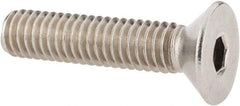 Value Collection - 5/16-18 UNC Hex Socket Drive, 82° Flat Screw - Grade 18-8 Stainless Steel, 1-1/2" OAL - Eagle Tool & Supply