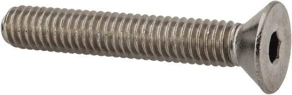 Value Collection - 5/16-18 UNC Hex Socket Drive, 82° Flat Screw - Grade 18-8 Stainless Steel, 2" OAL - Eagle Tool & Supply