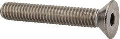 Value Collection - 5/16-18 UNC Hex Socket Drive, 82° Flat Screw - Grade 18-8 Stainless Steel, 2" OAL - Eagle Tool & Supply