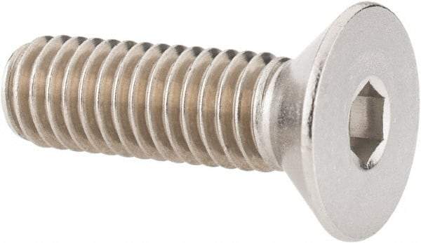 Value Collection - 3/8-16 UNC Hex Socket Drive, 82° Flat Screw - Grade 18-8 Stainless Steel, 1-1/4" OAL - Eagle Tool & Supply