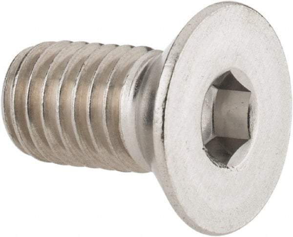 Value Collection - 1/2-13 UNC Hex Socket Drive, 82° Flat Screw - Grade 18-8 Stainless Steel, 1" OAL - Eagle Tool & Supply