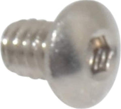 Value Collection - #2-56 UNC Hex Socket Drive, Button Screw - Grade 18-8 Stainless Steel, 1/8" Length Under Head - Eagle Tool & Supply