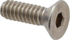 Value Collection - #10-24 UNC, 5/8" OAL Slotted Drive Machine Screw - Flat Head, Grade 18-8 Stainless Steel, Uncoated, Without Washer - Eagle Tool & Supply