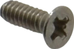 Value Collection - #2-56 UNC, 1/4" OAL Phillips Drive Machine Screw - Flat Head, Grade 18-8 Stainless Steel, Uncoated, Without Washer - Eagle Tool & Supply