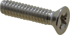 Value Collection - #2-56 UNC, 3/8" OAL Phillips Drive Machine Screw - Flat Head, Grade 18-8 Stainless Steel, Uncoated, Without Washer - Eagle Tool & Supply