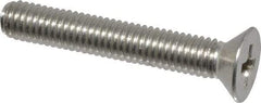 Value Collection - #10-32 UNF, 1-1/4" OAL Phillips Drive Machine Screw - Flat Head, Grade 18-8 Stainless Steel, Uncoated, Without Washer - Eagle Tool & Supply