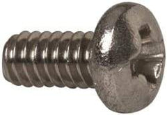 Value Collection - #2-56 UNC, 3/16" Length Under Head Phillips Drive Machine Screw - Pan Head, Grade 18-8 Stainless Steel, Uncoated, Without Washer - Eagle Tool & Supply