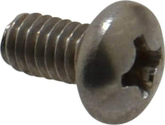 Value Collection - #8-32 UNC, 5/16" Length Under Head Phillips Drive Machine Screw - Pan Head, Grade 18-8 Stainless Steel, Uncoated, Without Washer - Eagle Tool & Supply