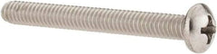 Value Collection - #8-32 UNC, 1-1/2" Length Under Head Phillips Drive Machine Screw - Pan Head, Grade 18-8 Stainless Steel, Uncoated, Without Washer - Eagle Tool & Supply