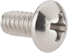 Value Collection - #10-24 UNC, 3/8" Length Under Head Phillips Drive Machine Screw - Pan Head, Grade 18-8 Stainless Steel, Uncoated, Without Washer - Eagle Tool & Supply