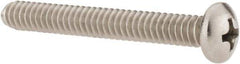 Value Collection - #10-24 UNC, 1-1/2" Length Under Head Phillips Drive Machine Screw - Pan Head, Grade 18-8 Stainless Steel, Uncoated, Without Washer - Eagle Tool & Supply