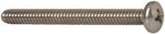 Value Collection - #10-24 UNC, 2" Length Under Head Phillips Drive Machine Screw - Pan Head, Grade 18-8 Stainless Steel, Uncoated, Without Washer - Eagle Tool & Supply