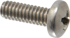 Value Collection - 1/4-20 UNC, 3/4" Length Under Head Phillips Drive Machine Screw - Pan Head, Grade 18-8 Stainless Steel, Uncoated, Without Washer - Eagle Tool & Supply