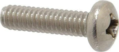 Value Collection - 1/4-20 UNC, 1" Length Under Head Phillips Drive Machine Screw - Pan Head, Grade 18-8 Stainless Steel, Uncoated, Without Washer - Eagle Tool & Supply