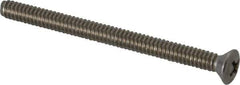 Value Collection - #10-24 UNC, 2-1/2" OAL Phillips Drive Machine Screw - Oval Head, Grade 18-8 Stainless Steel, Uncoated, Without Washer - Eagle Tool & Supply