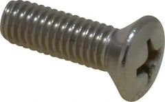 Value Collection - #10-32 UNF, 5/8" OAL Phillips Drive Machine Screw - Oval Head, Grade 18-8 Stainless Steel, Uncoated, Without Washer - Eagle Tool & Supply