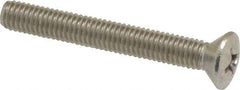 Value Collection - #10-32 UNF, 1-1/2" OAL Phillips Drive Machine Screw - Oval Head, Grade 18-8 Stainless Steel, Uncoated, Without Washer - Eagle Tool & Supply