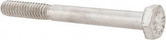 Value Collection - 1/4-20 UNC, 2-1/2" Length Under Head Hex Head Cap Screw - Grade 316 Stainless Steel, 7/16" Hex - Eagle Tool & Supply