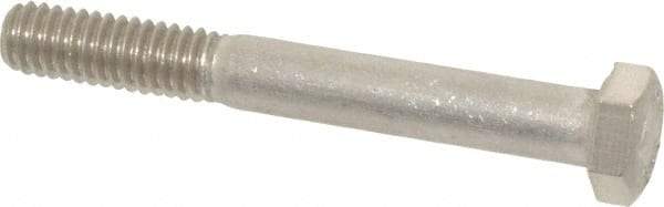 Value Collection - 5/16-18 UNC, 2-1/2" Length Under Head Hex Head Cap Screw - Grade 316 Stainless Steel, 1/2" Hex - Eagle Tool & Supply