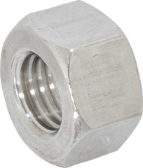 Value Collection - 3/4-10 UNC Stainless Steel Right Hand Heavy Hex Nut - 1-1/4" Across Flats, 47/64" High, Uncoated - Eagle Tool & Supply