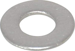 Value Collection - #10 Screw, Grade 18-8 Stainless Steel Standard Flat Washer - 13/64" ID x 7/16" OD, 0.031" Thick - Eagle Tool & Supply