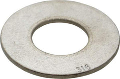 Value Collection - 7/8" Screw, Grade 316 Stainless Steel Standard Flat Washer - 15/16" ID x 2-1/4" OD, 0.165" Thick - Eagle Tool & Supply