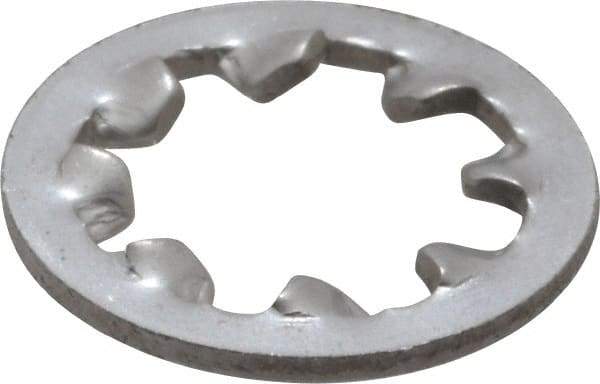 Value Collection - #12 Screw, 0.394" ID, Stainless Steel Internal Tooth Lock Washer - 0.41" OD, Grade 410 - Eagle Tool & Supply