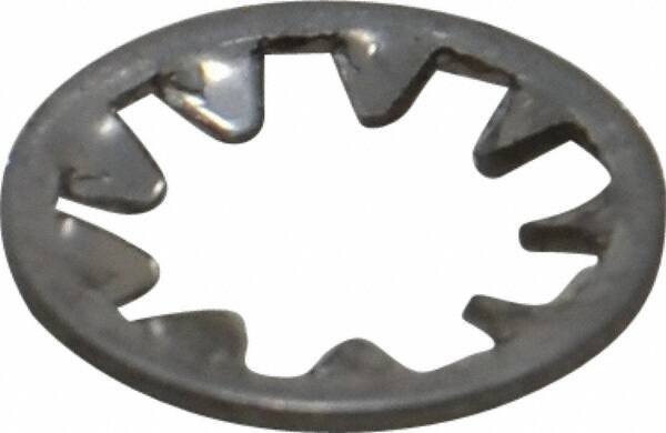 Value Collection - 1/4" Screw, 0.267" ID, Stainless Steel Internal Tooth Lock Washer - 0.478" OD, Grade 410 - Eagle Tool & Supply