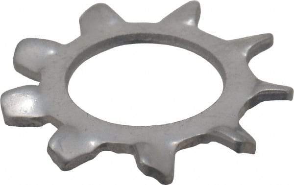 Value Collection - 1/4" Screw, 0.267" ID, Stainless Steel External Tooth Lock Washer - 0.51" OD, Grade 410 - Eagle Tool & Supply