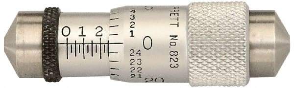Starrett - 1-1/2 to 2 Inch Range, Mechanical Inside Caliper Micrometer - 0.001 Inch Graduation - Eagle Tool & Supply