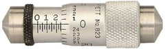 Starrett - 1-1/2 to 2 Inch Range, Mechanical Inside Caliper Micrometer - 0.001 Inch Graduation - Eagle Tool & Supply