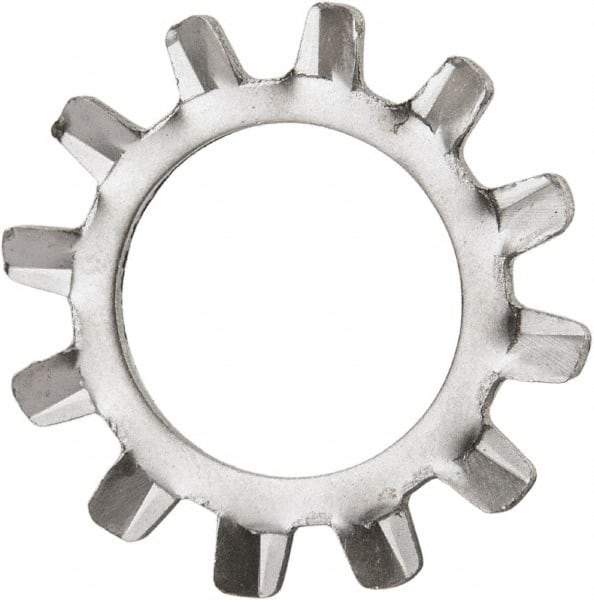 Value Collection - 1/2" Screw, 0.53" ID, Stainless Steel External Tooth Lock Washer - 0.9" OD, Grade 410 - Eagle Tool & Supply