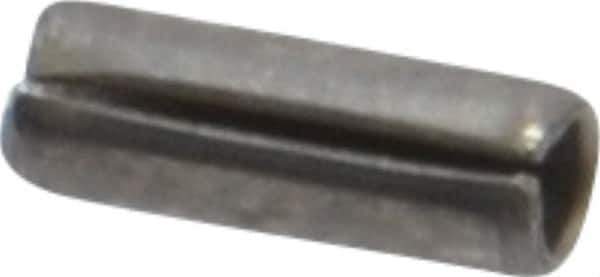 Value Collection - 1/16" Diam x 3/16" Long Slotted Spring Pin - Grade 420 Stainless Steel, Bright Finish - Eagle Tool & Supply