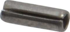 Value Collection - 1/16" Diam x 3/16" Long Slotted Spring Pin - Grade 420 Stainless Steel, Bright Finish - Eagle Tool & Supply