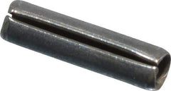 Made in USA - 1/16" Diam x 1/4" Long Slotted Spring Pin - Grade 420 Stainless Steel, Bright Finish - Eagle Tool & Supply