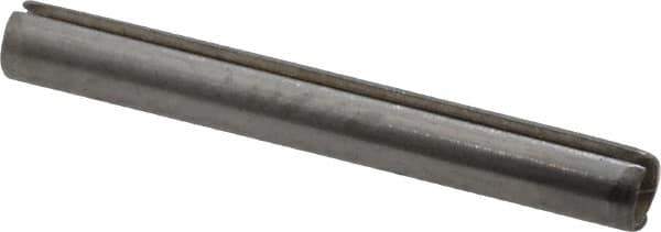 Value Collection - 1/16" Diam x 1/2" Long Slotted Spring Pin - Grade 420 Stainless Steel, Bright Finish - Eagle Tool & Supply
