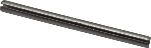 Value Collection - 1/16" Diam x 7/8" Long Slotted Spring Pin - Grade 420 Stainless Steel, Bright Finish - Eagle Tool & Supply