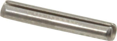 Value Collection - 5/64" Diam x 1/2" Long Slotted Spring Pin - Grade 420 Stainless Steel, Bright Finish - Eagle Tool & Supply