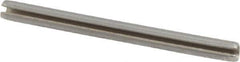 Value Collection - 5/64" Diam x 1" Long Slotted Spring Pin - Grade 420 Stainless Steel, Bright Finish - Eagle Tool & Supply